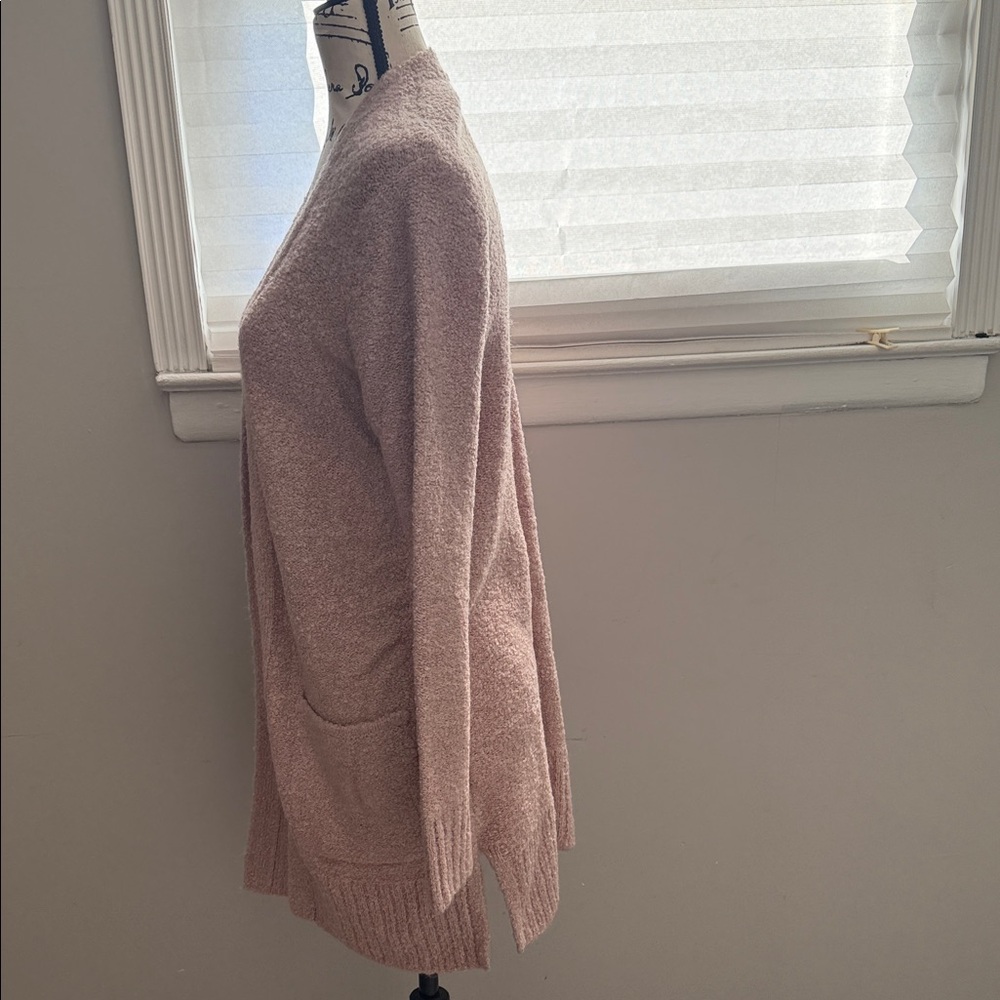 Old Navy Pink Open-Front Sweater - Picture 3 of 5